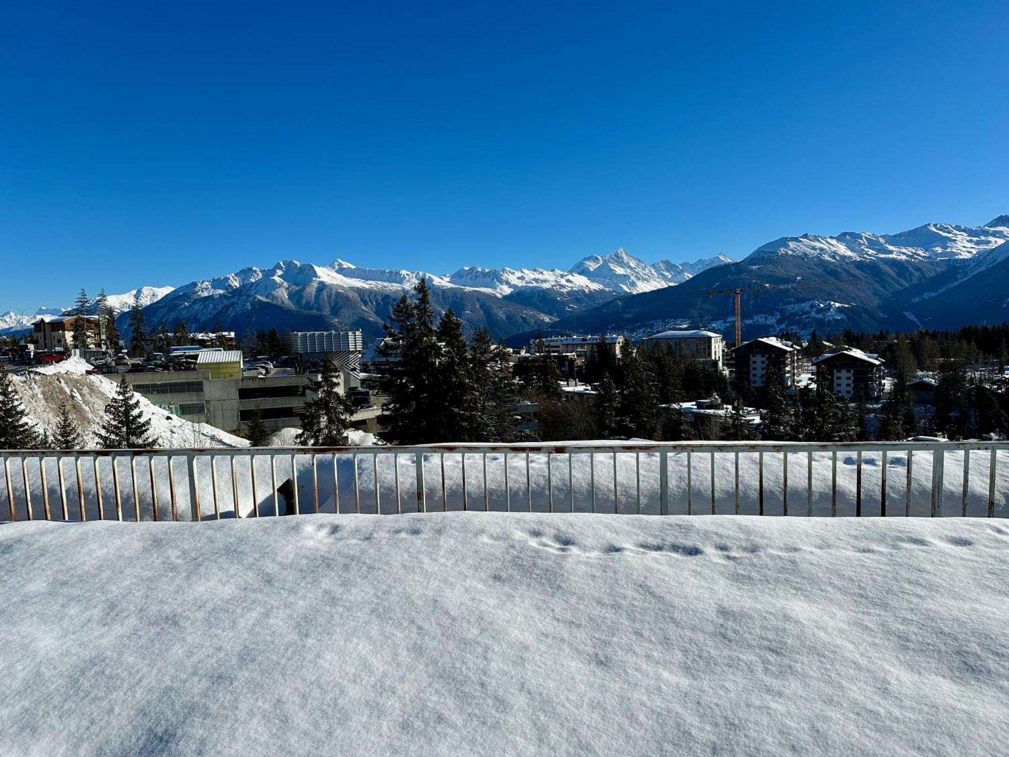 Studio Serenity, 4 Min Walk To Center! Crans-Montana Extérieur photo